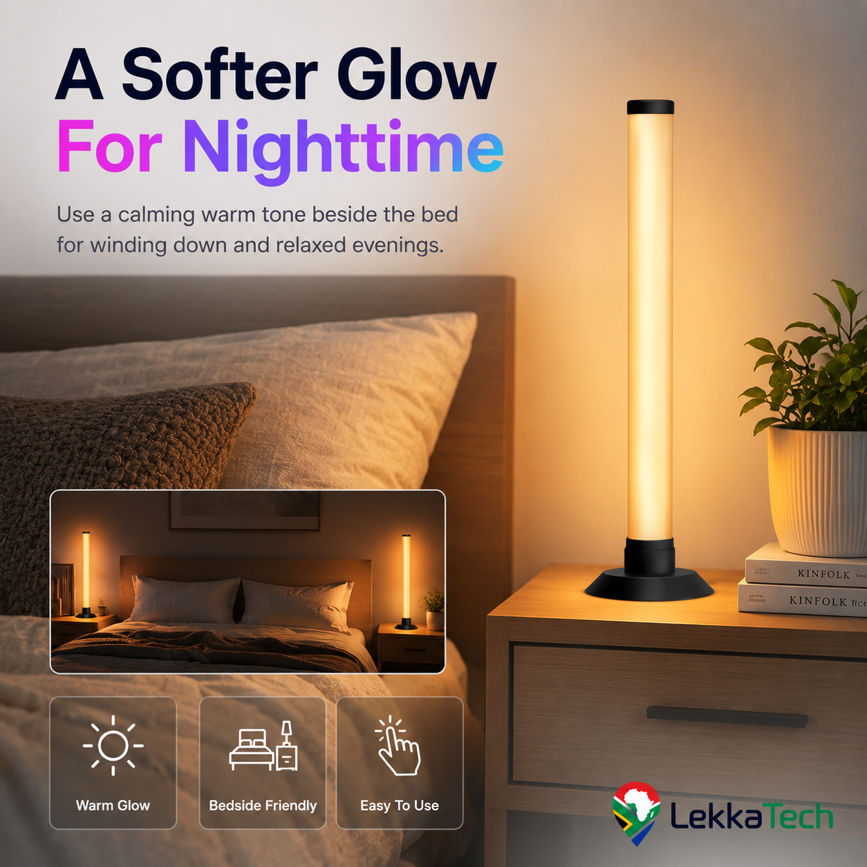 LekkaTech™ AuraGlow Bars — RGB Ambient Light Bars